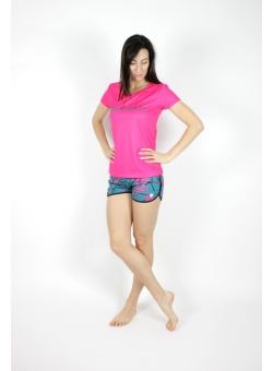  Koszulka z krótkim rękawem - model PINK (damska, oddychająca)